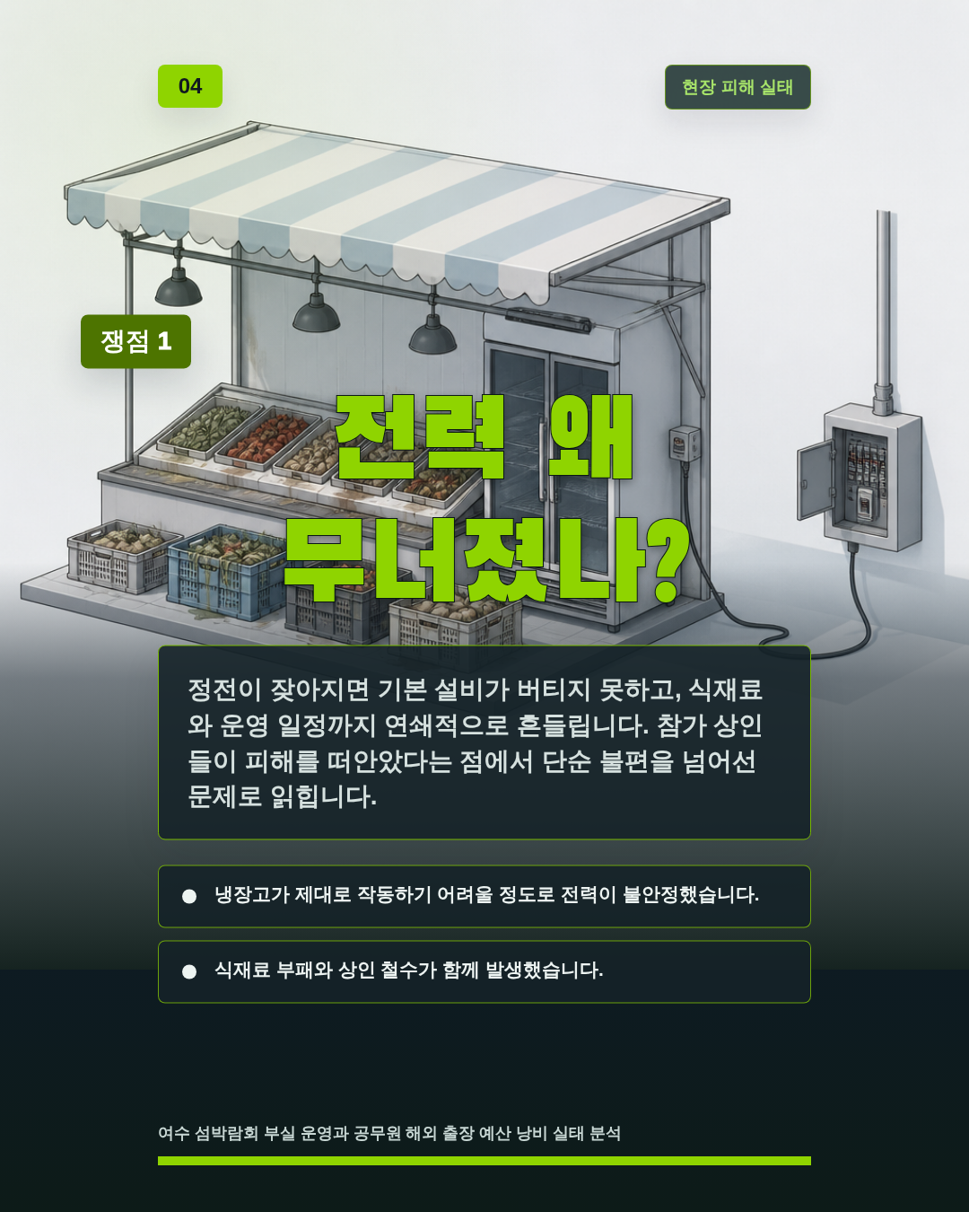 전력 왜 무너졌나?