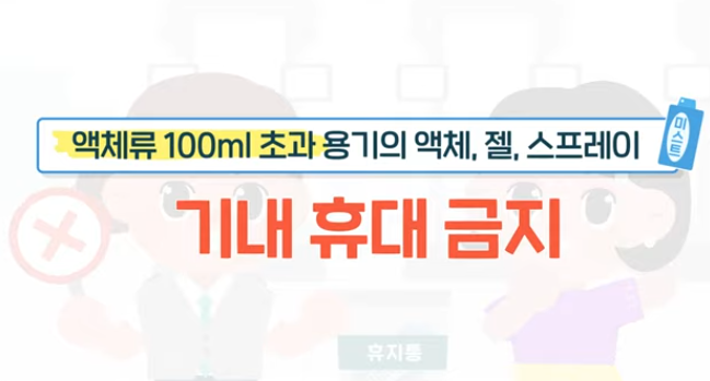 항공사 별 수하물 위탁 수하물 규정 금지물품