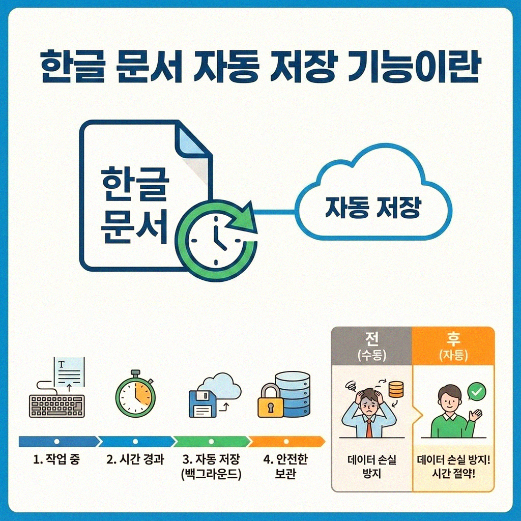 한글 문서 자동 저장 오류 해결 완벽 가이드
