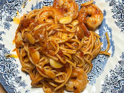 토마토 새우 스파게티 초간단 레시피