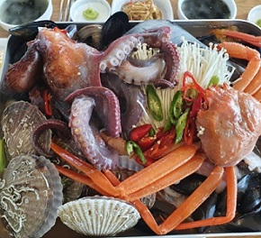 대게생문어탕