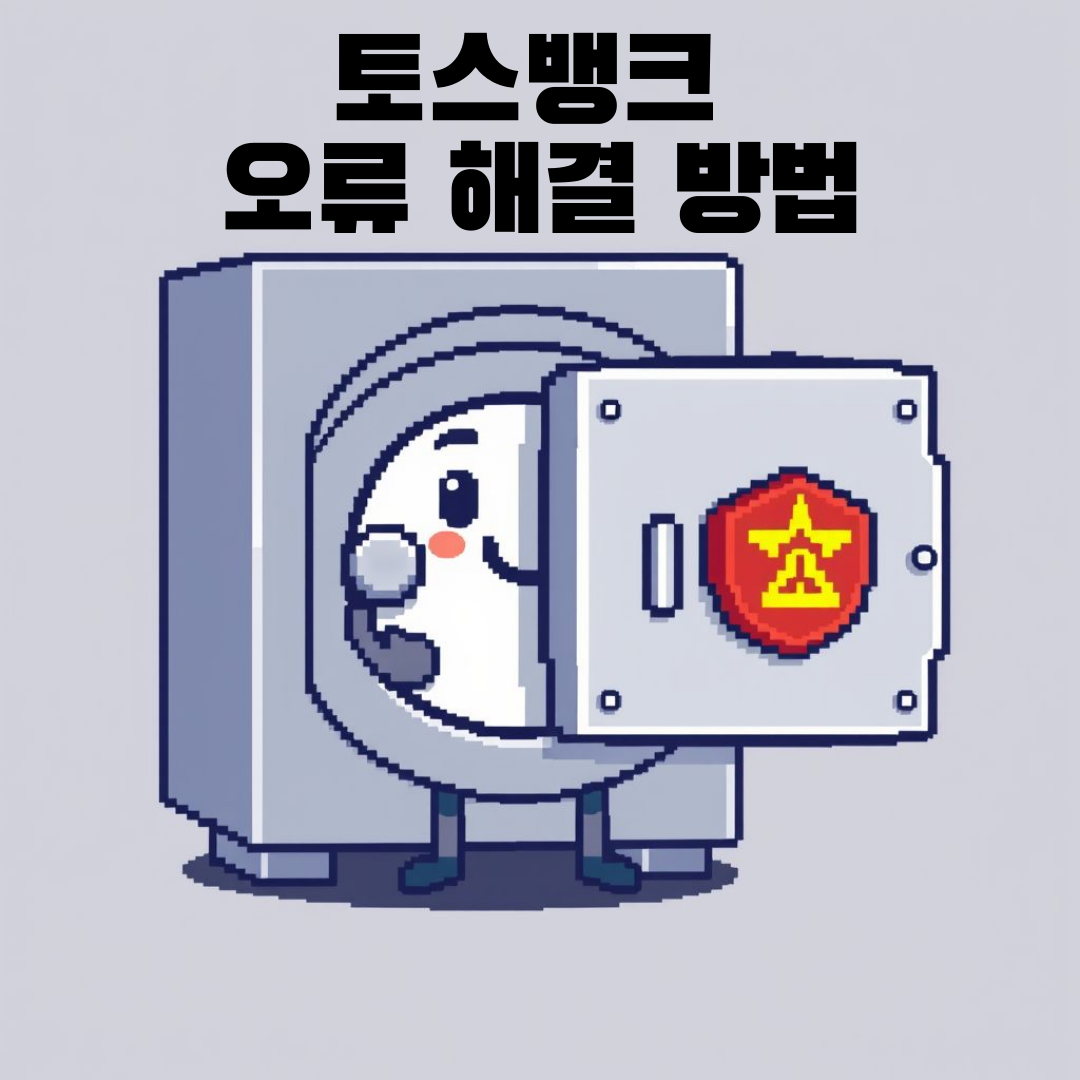 토스뱅크 오류 해결 방법