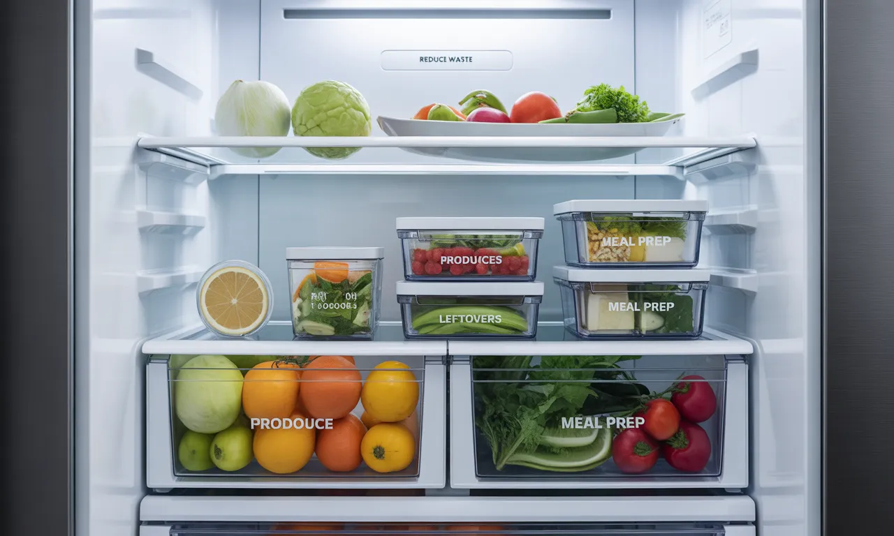 냉장고 정리 하나로 음식물 쓰레기 절반 줄이기