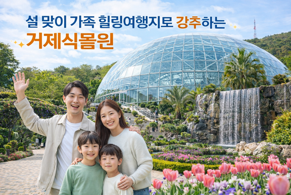 설 연휴 가족 힐링여행 1순위, 거제식물원 힐링 코스 완벽 정리