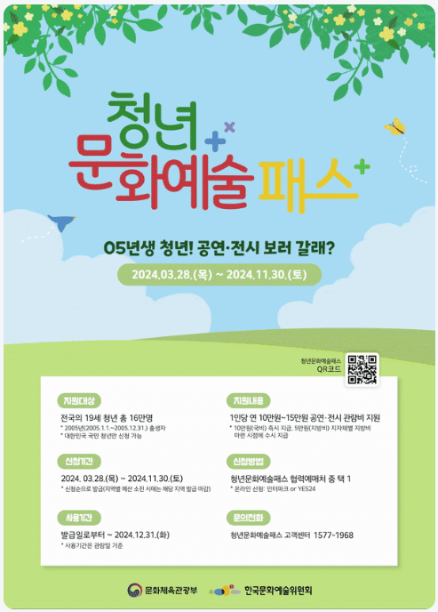 청년문화예술패스 신청방법