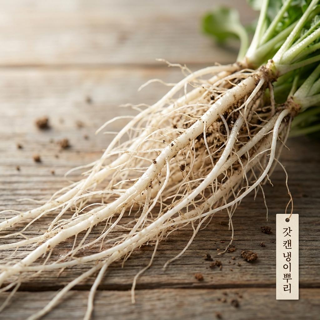 간 해독 돕는 냉이 뿌리 사포닌의 비밀