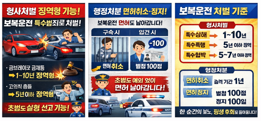 🚨 [보복운전, 한 번이면 전과자 됩니다]ㅣ2026년 최신 유형&middot;처벌&middot;대응법 완전정리