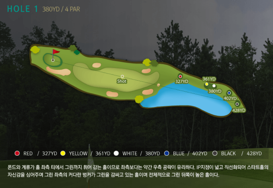 페럼클럽 동코스 공략도 01