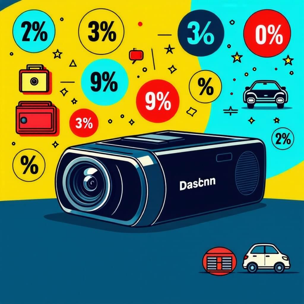 블랙박스 장착 시 받을 수 있는 할인 혜택을 설명하는 이미지.