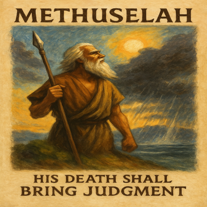 므두셀라(그가 죽을 때 심판, 창을 던지는 자)