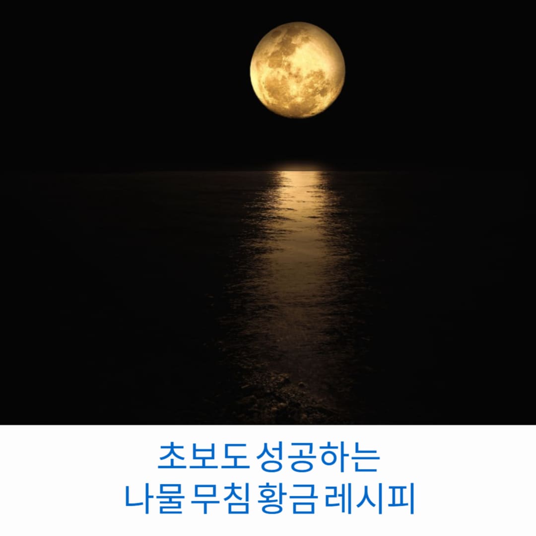 초보도-성공하는-나물-무침-황금-레시피-썸네일