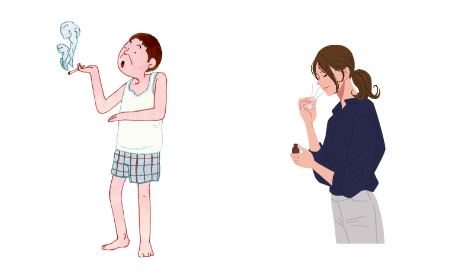 입냄새 심한 이유 - 흡연