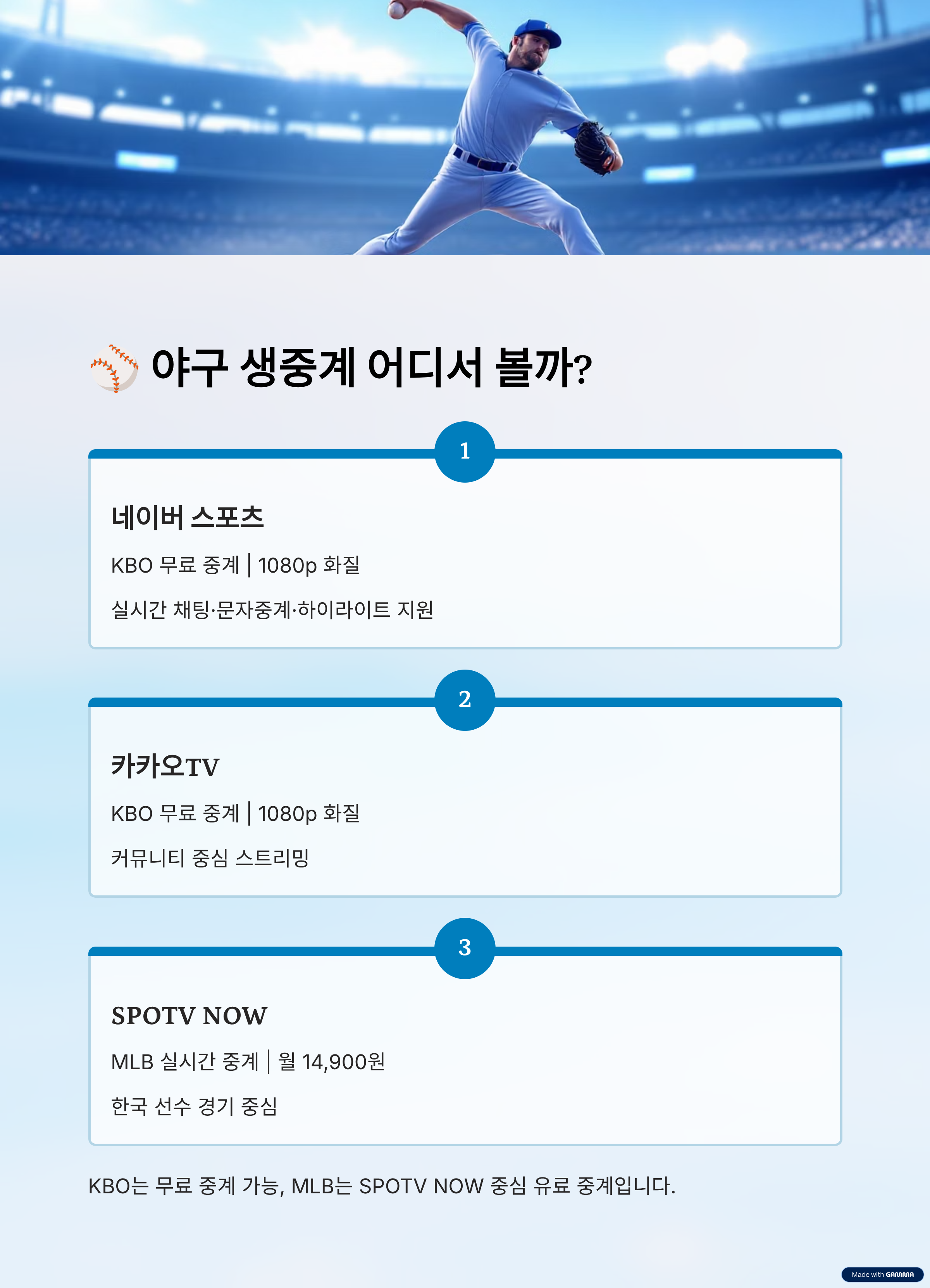 축구·야구·농구 실시간 중계 플랫폼 비교2025년 스포츠 팬이라면 알아야 할 최적의 시청 조합