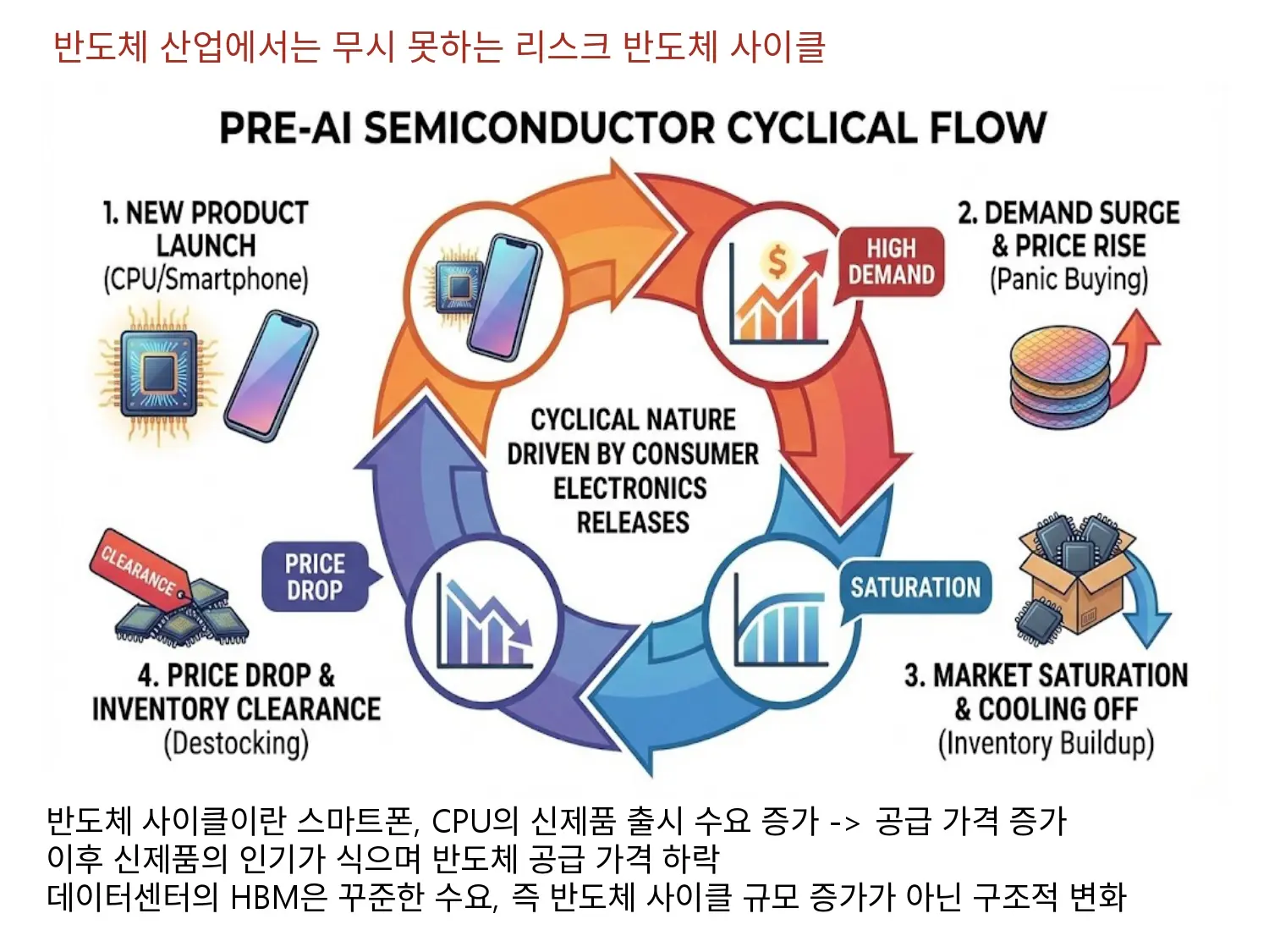 반도체 산업하면 항상 거론되는 반도체 사이클