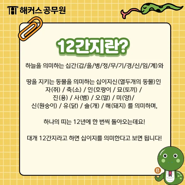 2025 뱀띠 나이 53년 65년 77년 89년 01년생 정리_4