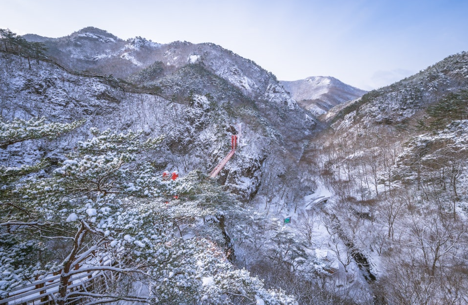 순창 강천산 설경
