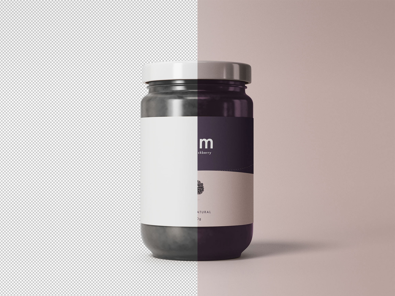 Jam Jar Mockup(잼병 목업)