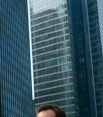 증권사 앞 바쁜 직장인들