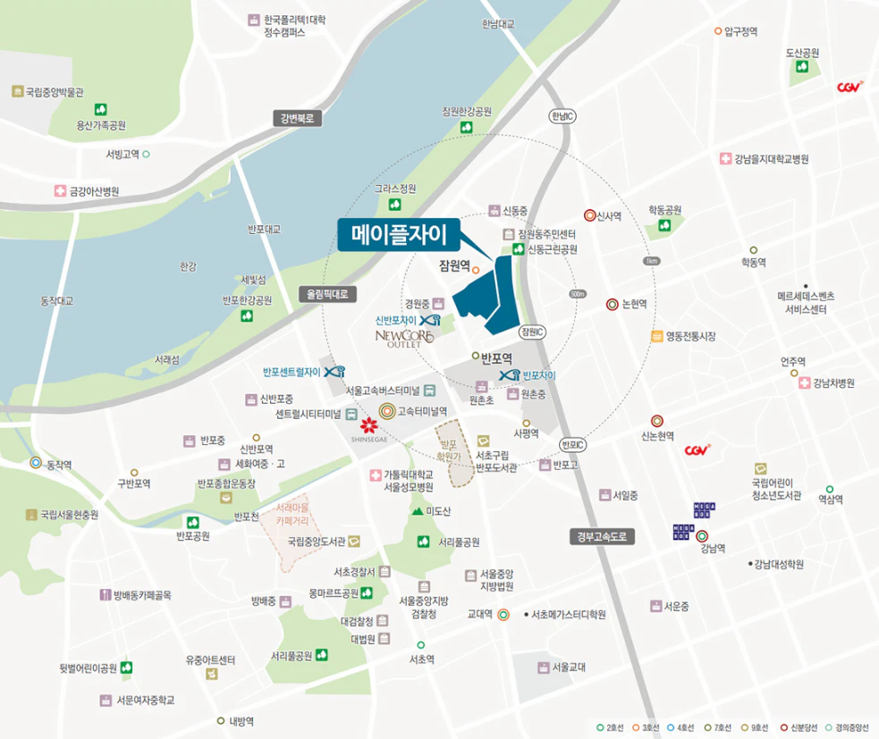 메이플자이 입지조건
