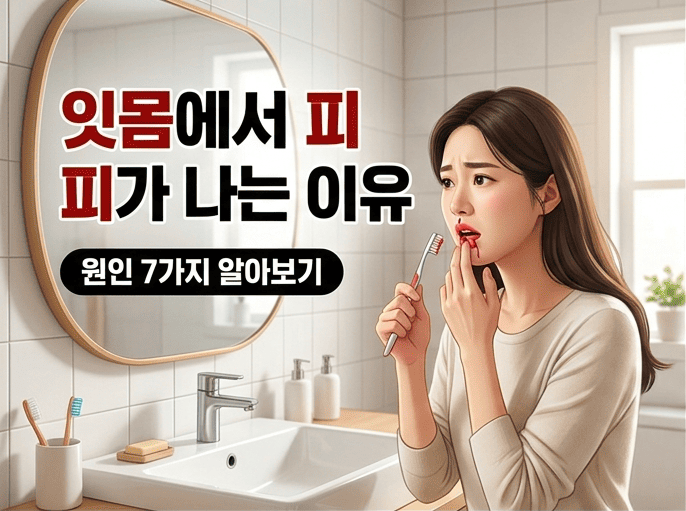 잇몸에서 피가 나는 이유