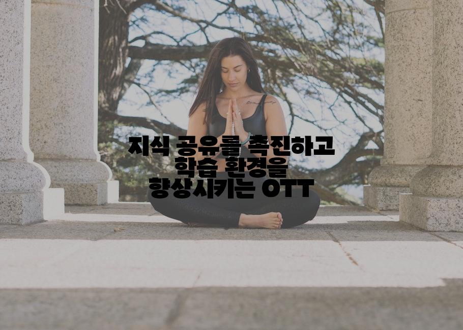 지식 공유를 촉진하고 학습 환경을 향상시키는 OTT