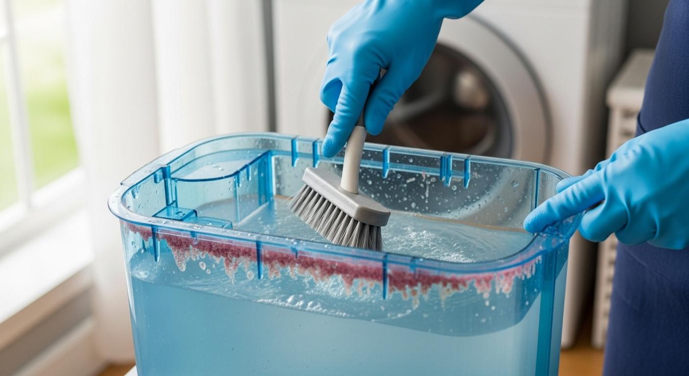 제습기 물통 청소