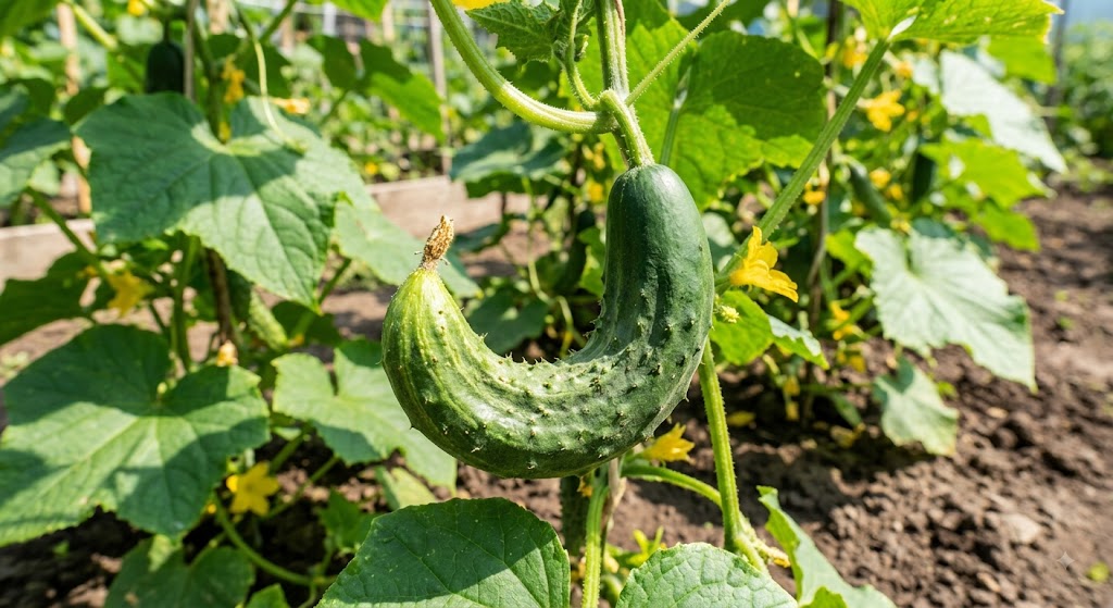 여름 오이 쓴맛 나고 휘어진 굽은과 증상