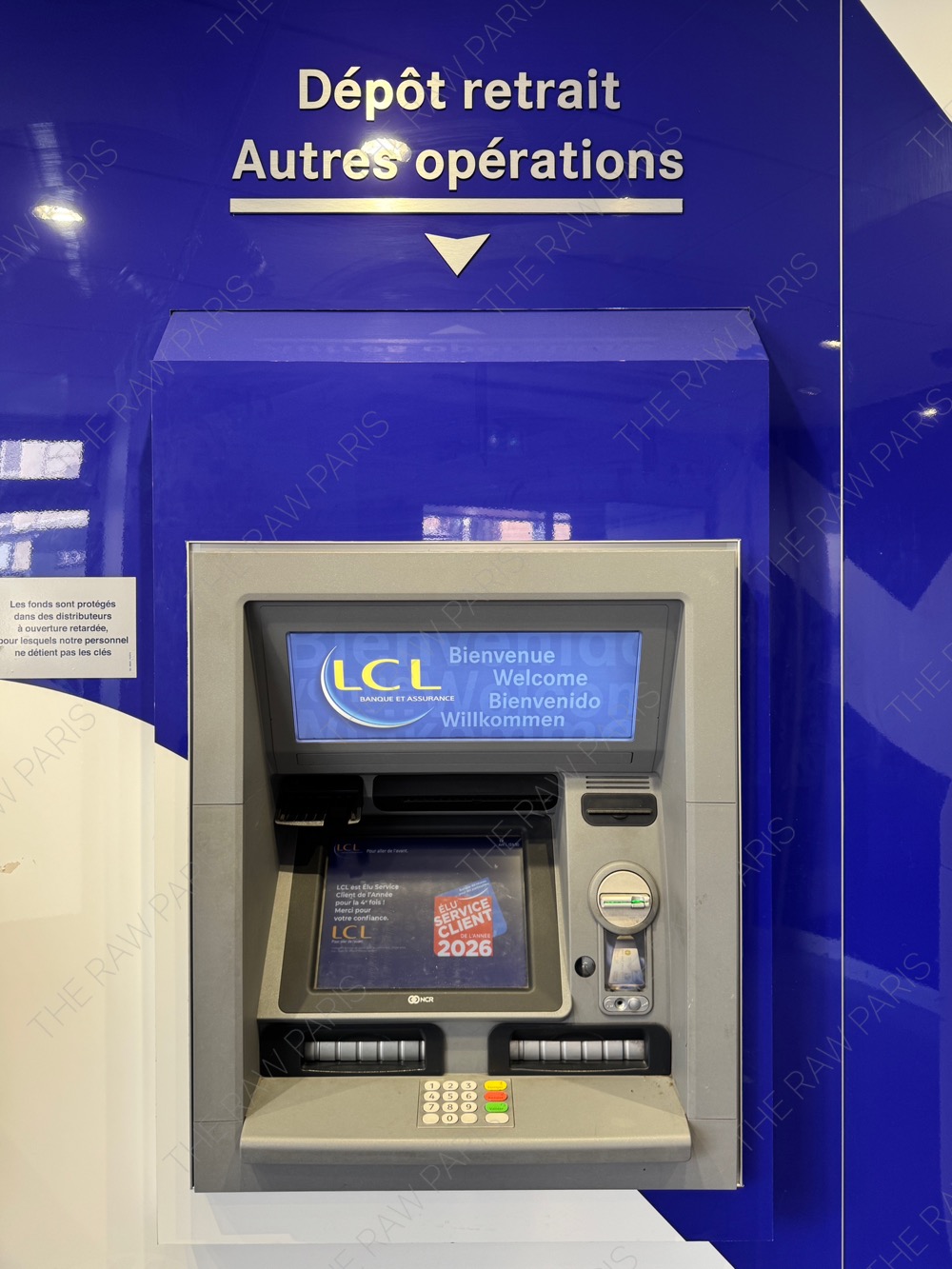 프랑스 LCL ATM 사용 방법 현금 입출금 기기