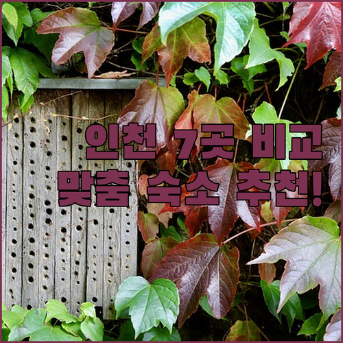 인천 호텔 7곳 비교 분석 인천공항 ..