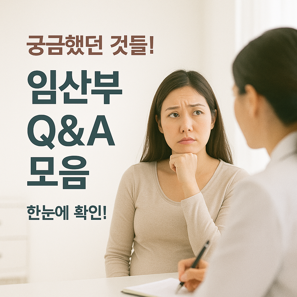 [6편] 임산부 Q&amp;A 총정리!