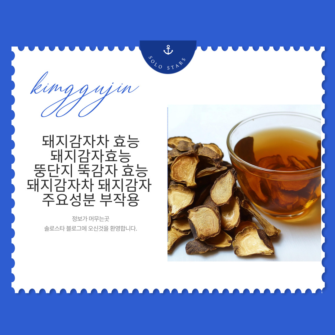 돼지감자차 사진