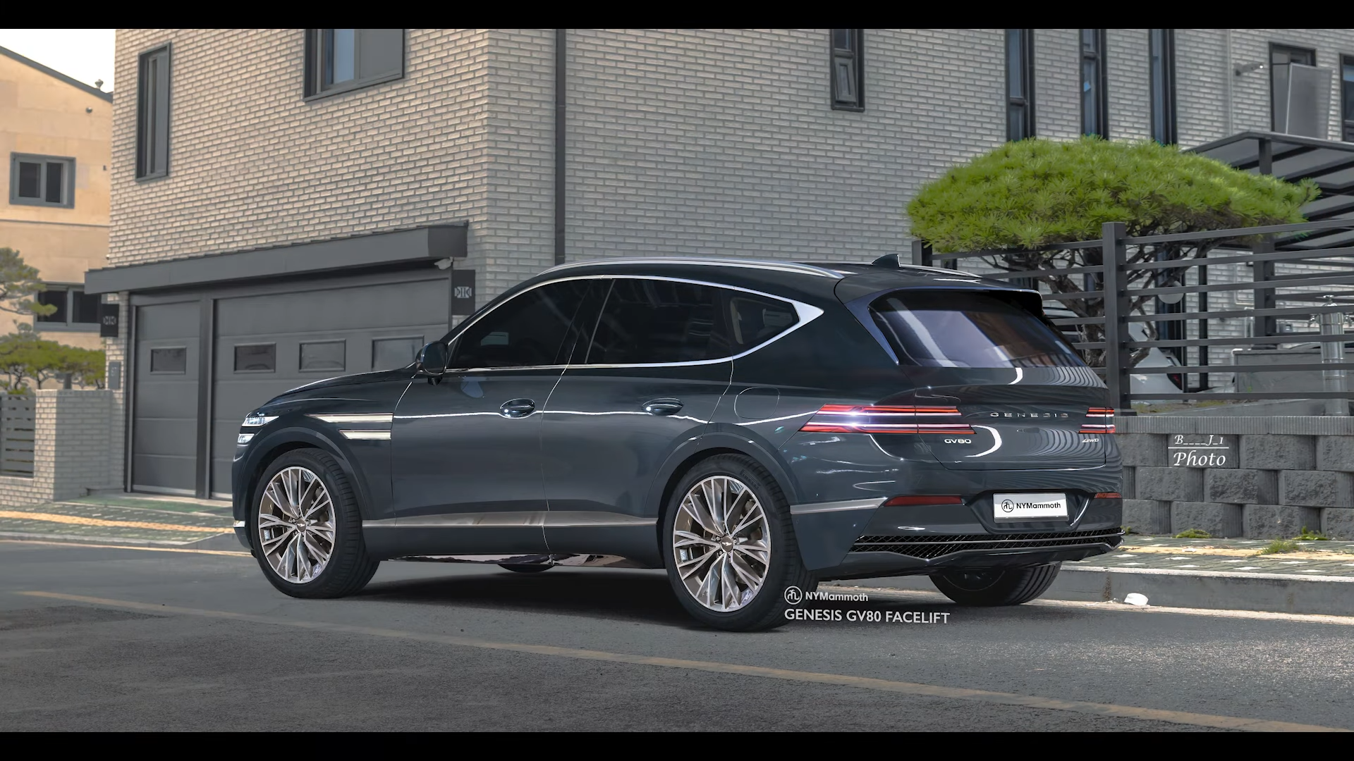 제네시스 GV80 페이스리프트 예상도