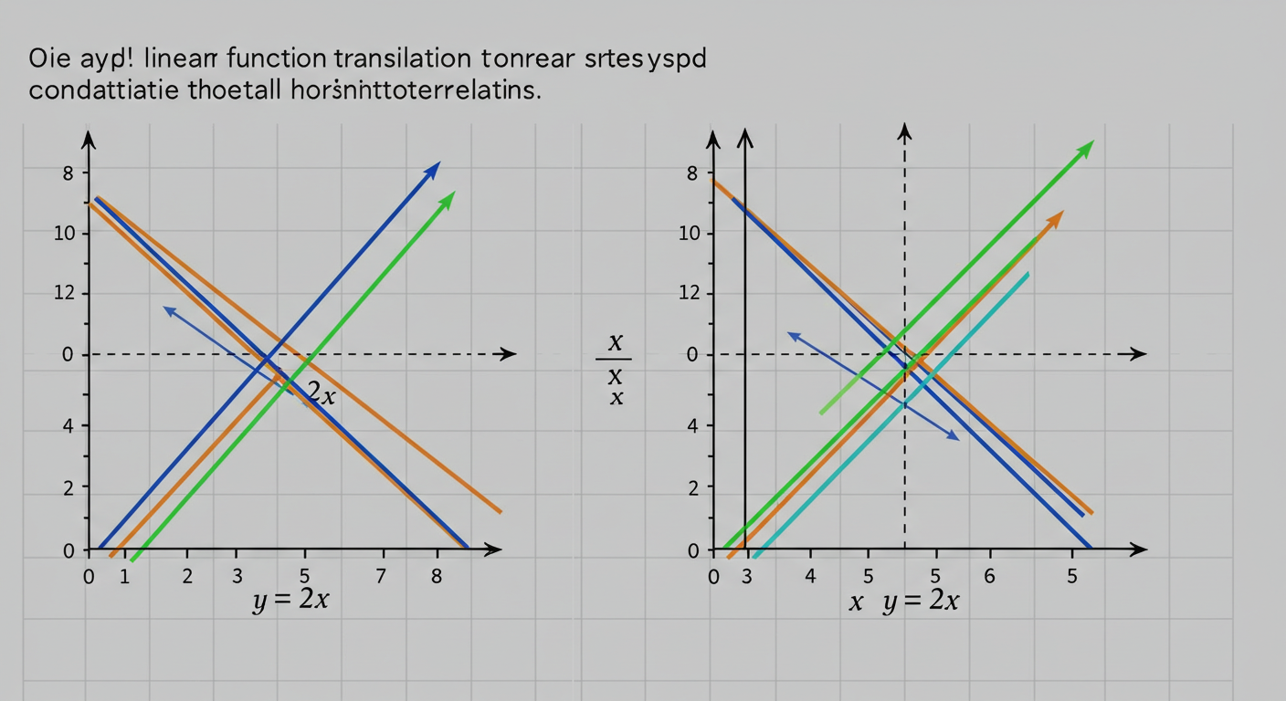 일차함수 평행이동 그래프로 한눈에