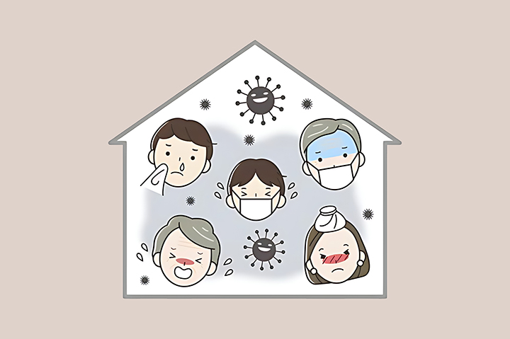 가족에게-감염되는-모습