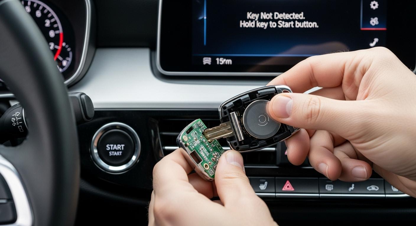 자동차 스마트키 고장 시 시동