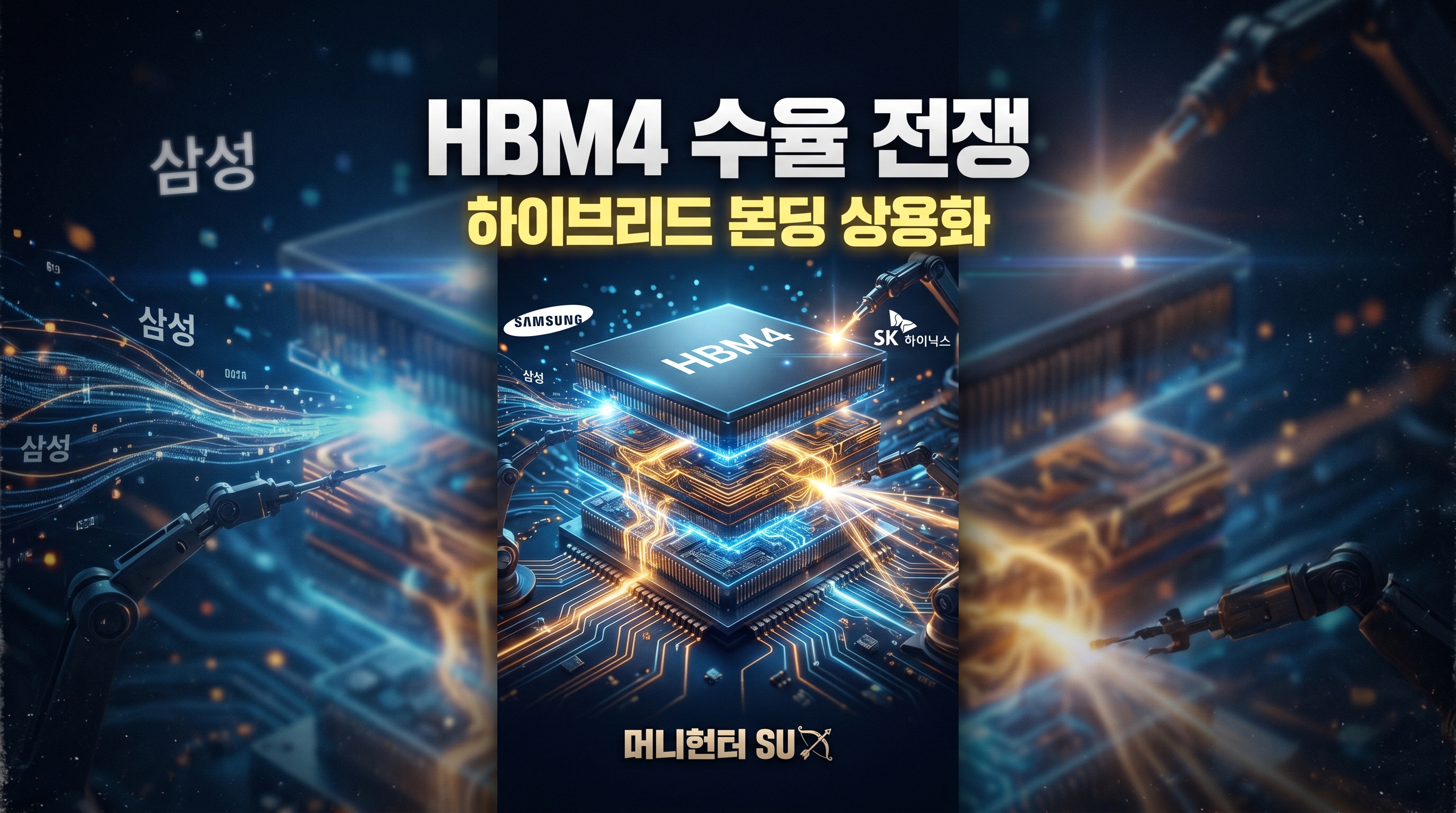 HBM4수율전쟁 하이브리드 본딩 상용화