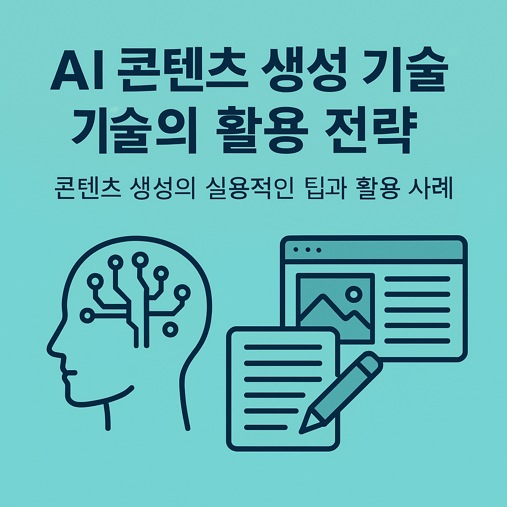 AI 콘텐츠 생성 기술의 진화와 실전 활용 전략