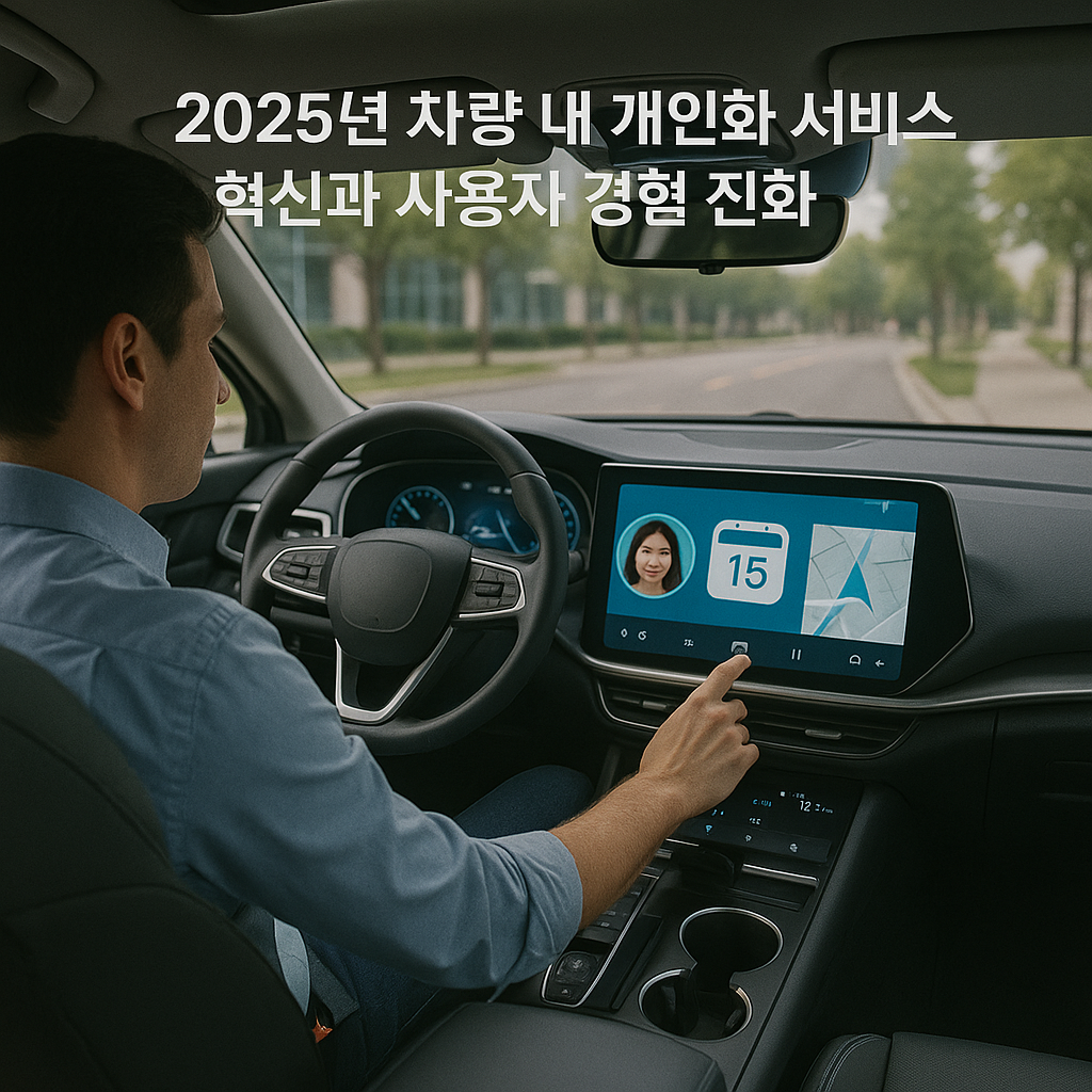 2025년 차량 내 개인화 서비스 혁신과 사용자 경험 진화