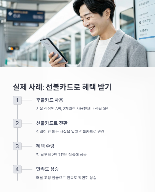 선불카드로 혜택 받기