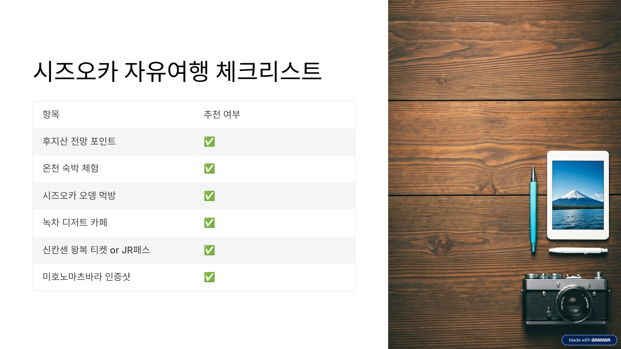 시즈오카 자유여행 가이드 후지산 전망부터 온천&middot;녹차 체험 코스 추천