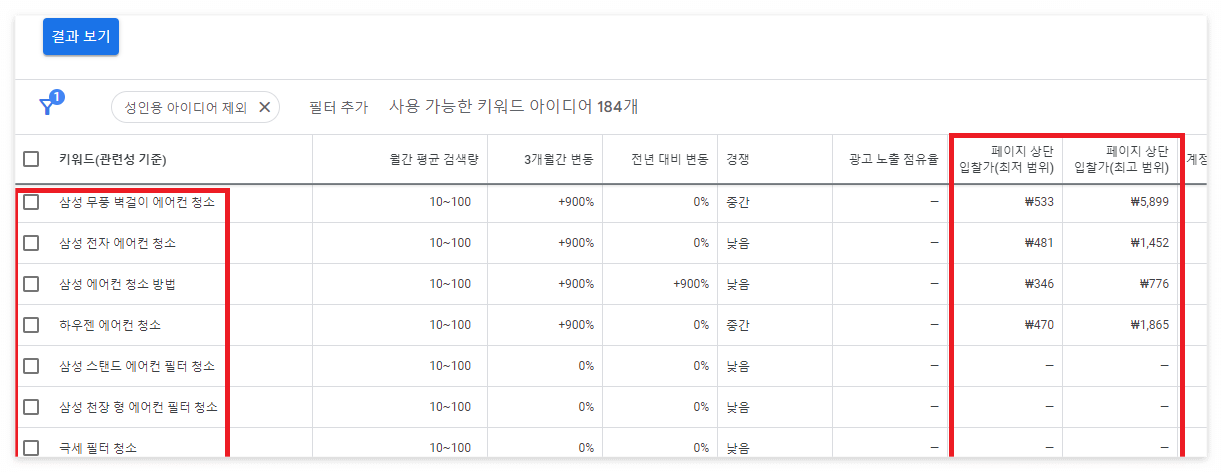 키워드 플래너6
