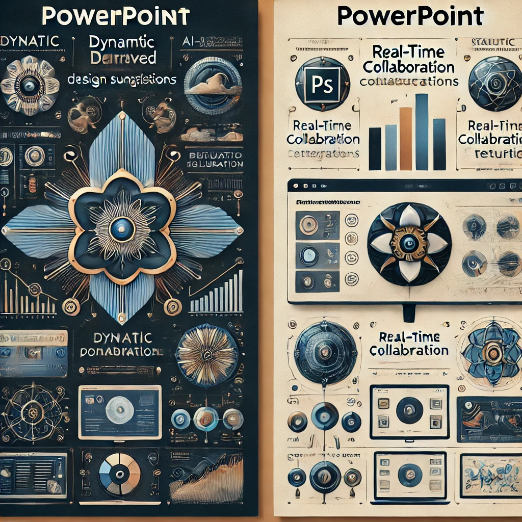 Gamma vs PowerPoint 비교(프레젠테이션 제작 방식 비교, 디자인 및 시각적 표현 비교, 협업 기능 및 데이터 통합 비교, 결론)