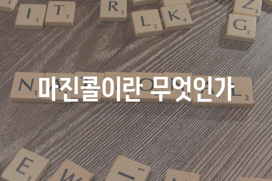 마진콜이란 무엇인가