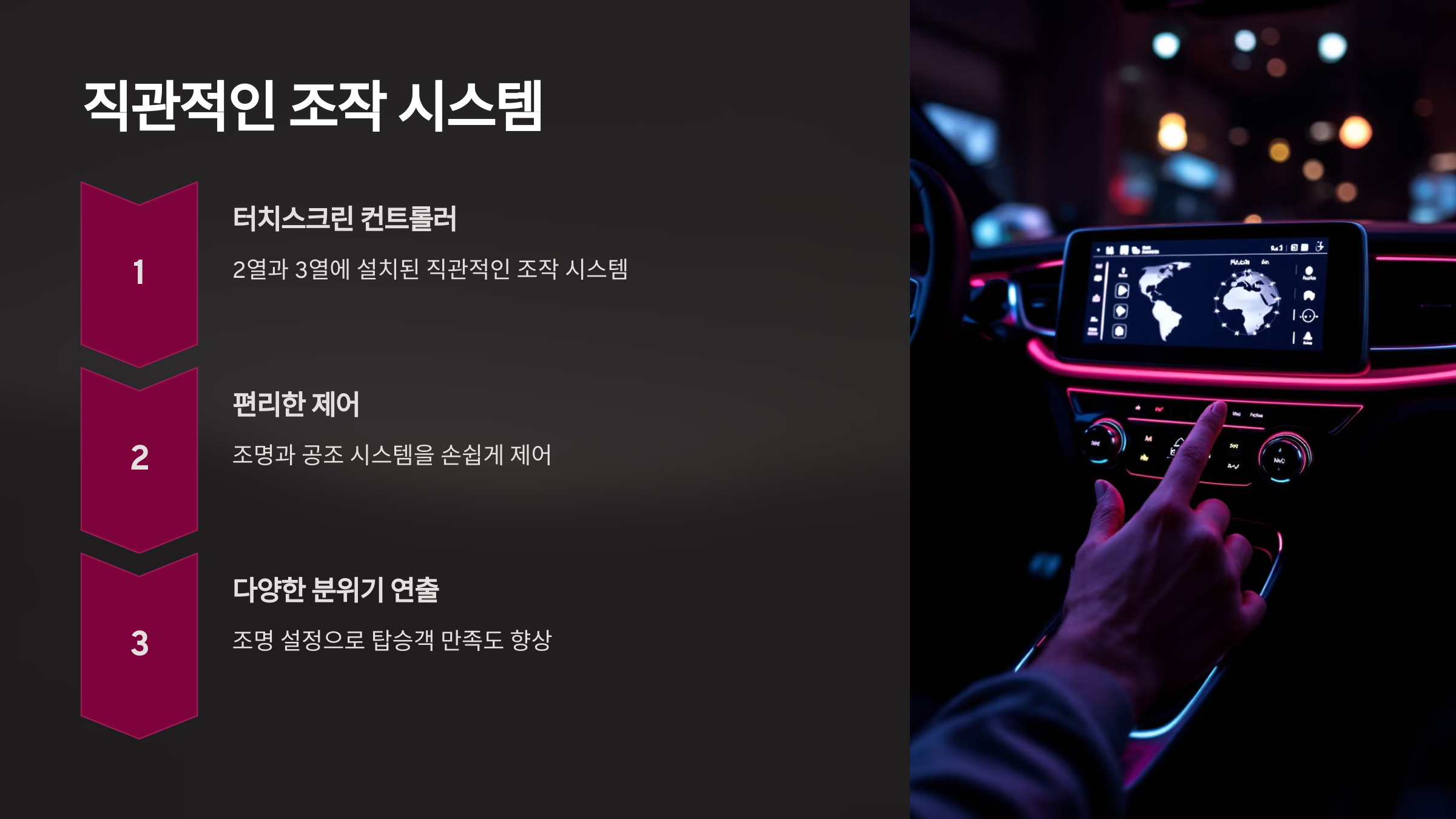 직관적인 조작 시스템