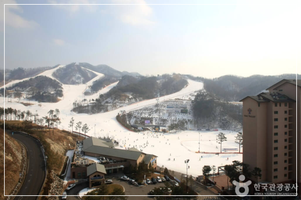 원주 가볼만한곳 베스트10 오크밸리 리조트 (골프·스키·워터가든)