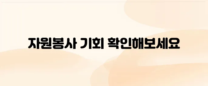 1365 자원봉사 포털 사이트 (https://www.1365.go.kr)