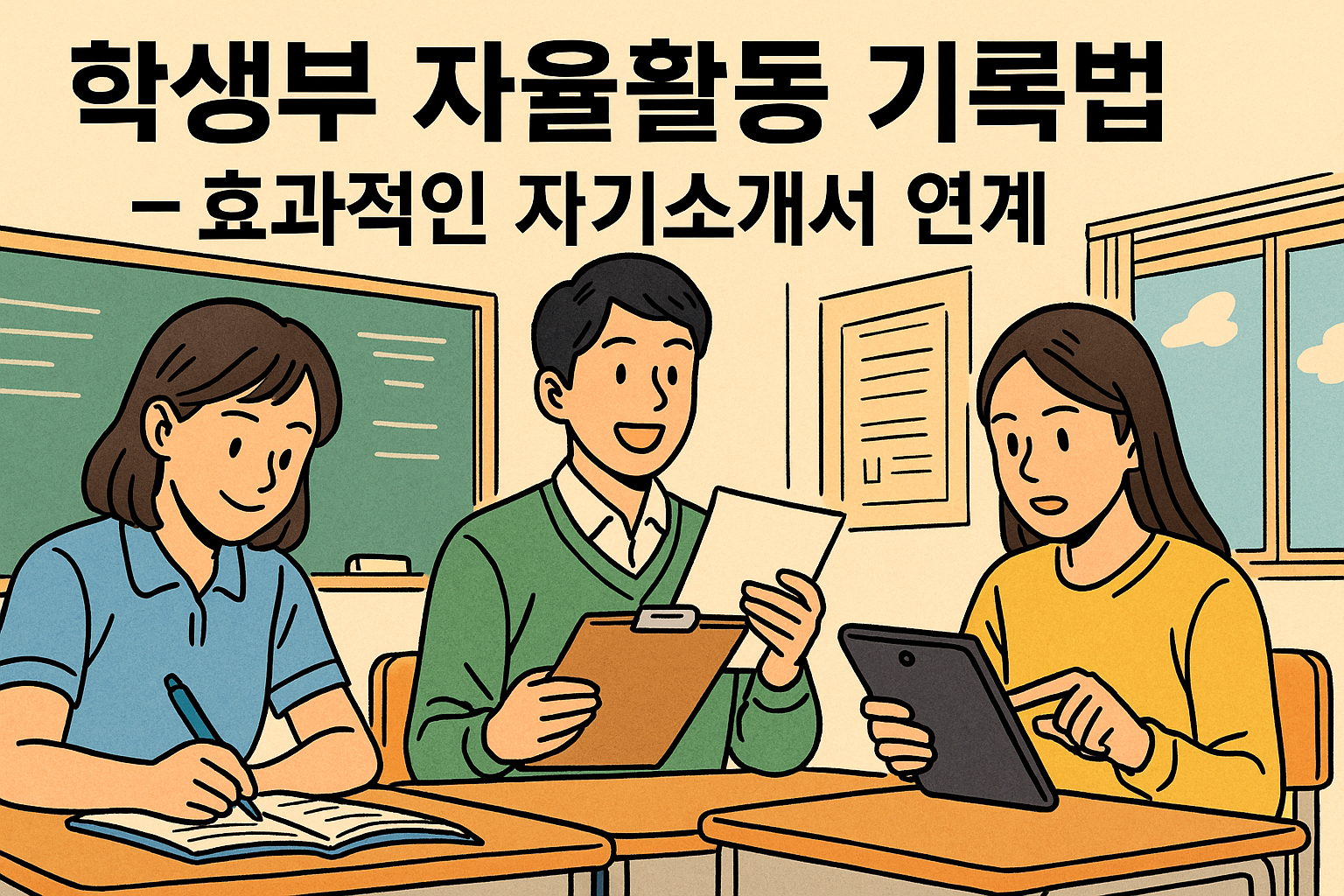 학생부 자율활동 기록법