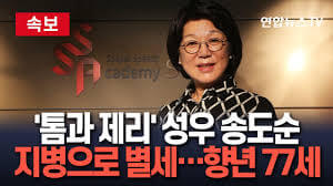 '톰과 제리' 성우 송도순, 77세로 별세