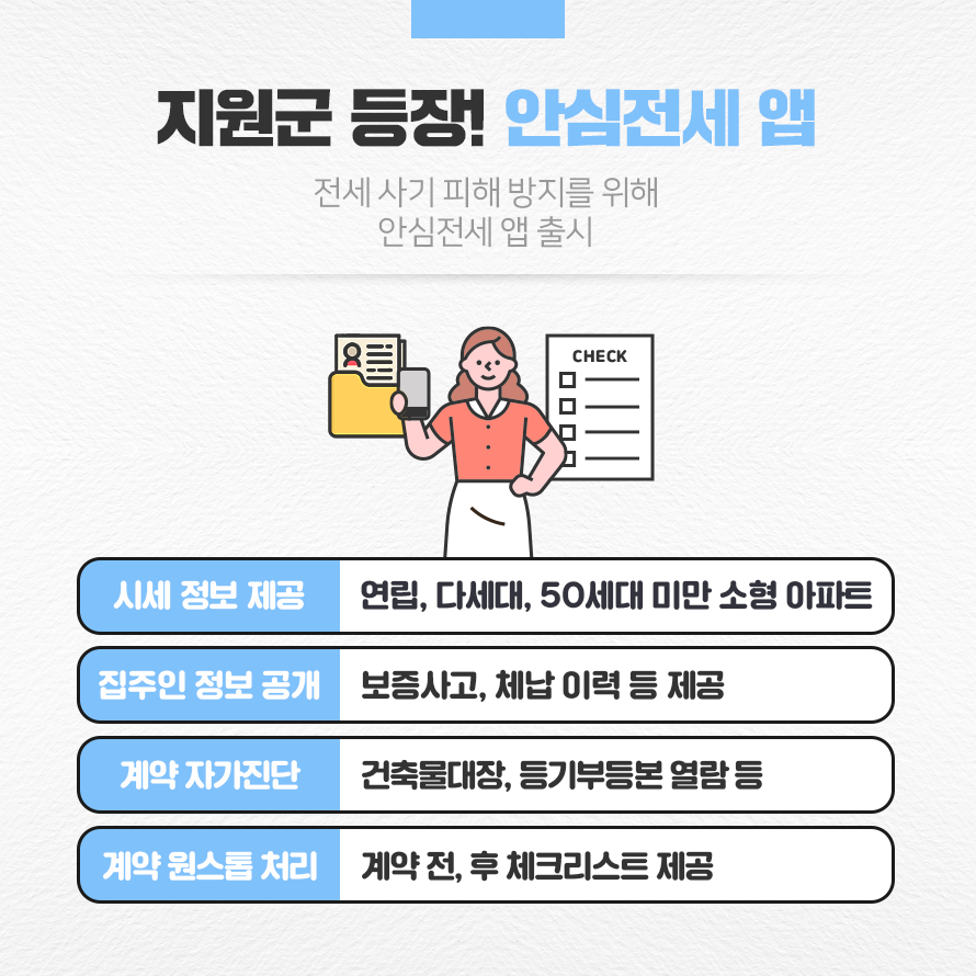 지원군 등장! 안심전세 앱