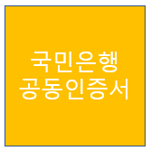 국민은행 공동인증서